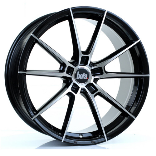 Bola Wheels B19 19x8,5 ET40-45 5x105 Gloss Black Polish Face