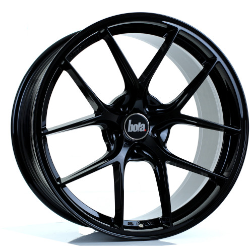 Bola Wheels FLE 19x9.5 5x105 ET42-49 Gloss Black