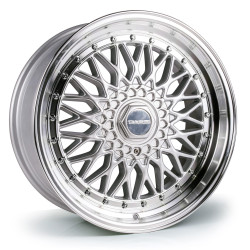 Dare RS 18x8 ET35 5x120 Silver Polished Chrome Rivets