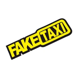 Fake Taxi naklejka 50cm