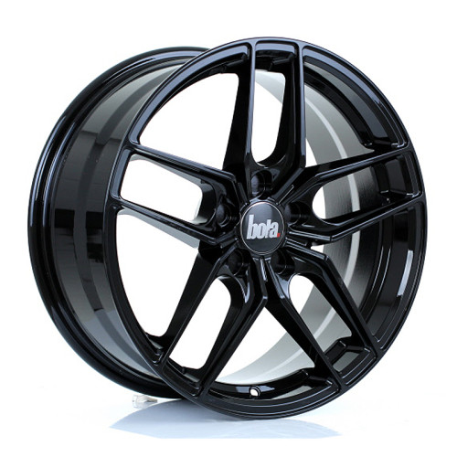 Bola Wheels B11 18x8 ET30-45 5x112 Gloss Black