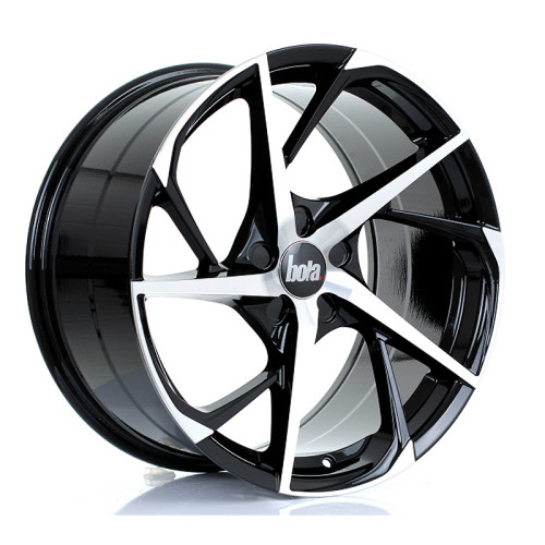 Bola Wheels B18 19x9,5 ET25-45 5x110 Black Polished Face