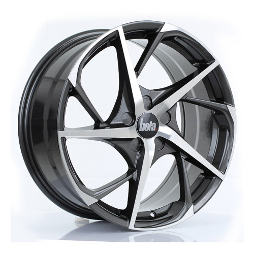 Bola Wheels B18 19x8,5 ET25-45 5x100 Gunmetal Polished Face