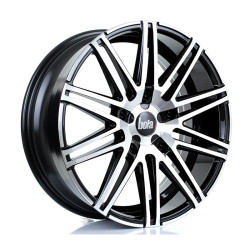 Bola Wheels B20 20x8 ET50 5x160 Black Polished Face