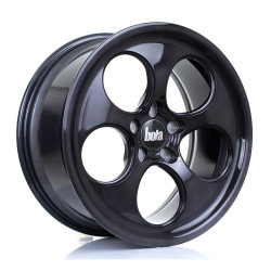 Bola Wheels B5 18x8,5 ET40-45 5x100 Black Brushed Polished Face