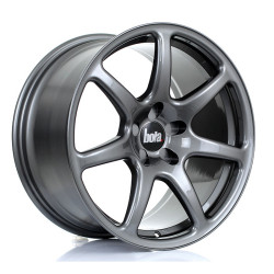 Bola Wheels B7 18x9.5 5x100 ET25-45 Gloss Gun metal