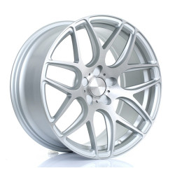 Bola Wheels B8R 18x8.5 5x100 ET25-45 Matt Silver Brushed Polished