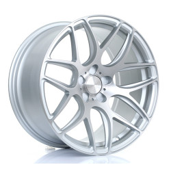 Bola Wheels B8R 18x9.5 5x100 ET25-45 Matt Silver Brushed Polished