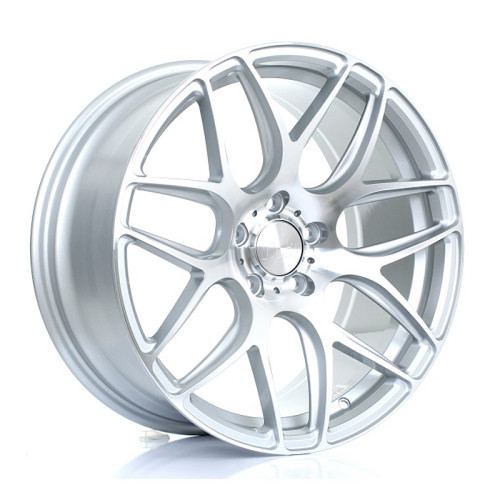 Bola Wheels B8R 18x8.5 5x108 ET25-45 Silver Polished Face