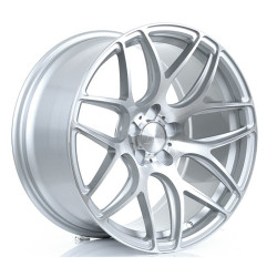 Bola Wheels B8R 18x9.5 5x100 ET25-45 Silver Polished Face