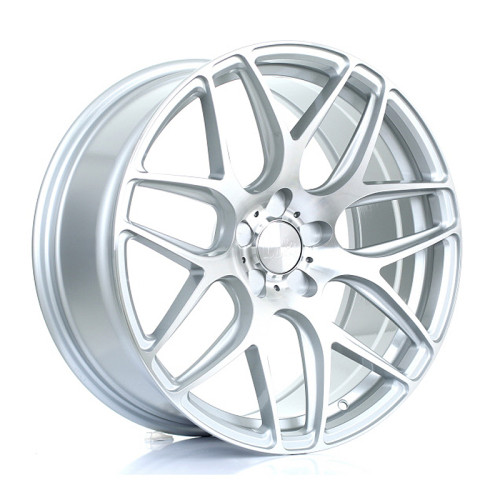 Bola Wheels B8R 19x8.5 5x100 ET25-45 Silver Polished Face