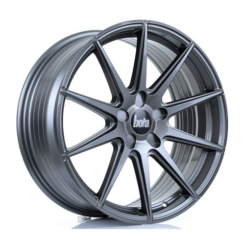 Bola Wheels CSR 17x'8 4x108 ET35 Gloss Gun metal