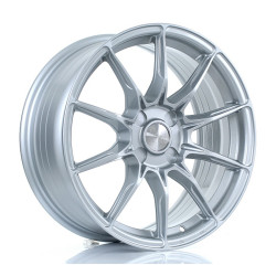 Bola Wheels FLB 17x'8 5x100 ET35-45 Crystal Silver