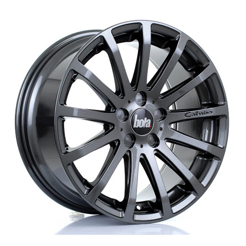 Bola Wheels XTR 18x8.5 5x100 ET40-55 Gloss Gun metal