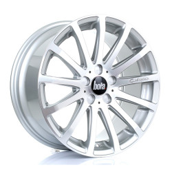 Bola Wheels XTR 18x8.5 5x100 ET40-55 Silver Polished Face