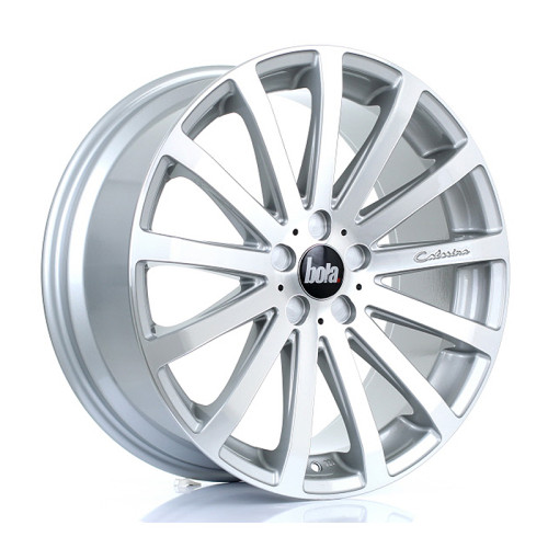 Bola Wheels XTR 20x8.5 5x105 ET20-55 Silver Polished Face