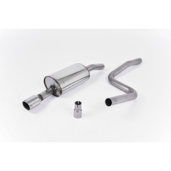 Milltek Sport Cat-back Ford Fiesta Mk6 Zetec-S 1.6 16v Resonated SSXFD013