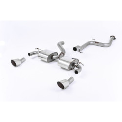 Milltek Sport Cat-back Ford Focus MK2 RS 2.5T 305PS Non-resonated SSXFD068