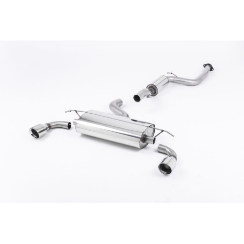 Milltek Sport Cat-back Ford Focus Mk2 ST 225 Resonated SSXFD075