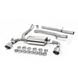 Milltek Sport Cat-back Ford Focus Mk3 RS 2.3 EcoBoost Non-resonated SSXFD185