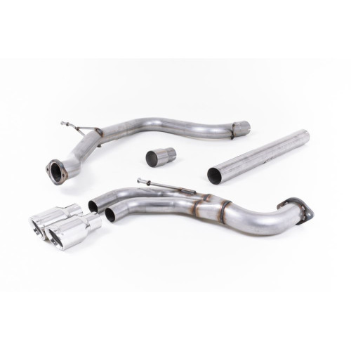 Milltek Sport Cat-back Seat Leon FR 2.0 TDI 184PS Non-resonated SSXSE161
