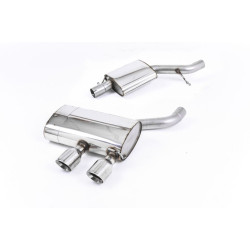 Milltek Sport Cat-back VW Golf  MK5 R32 3.2 V6 Resonated SSXVW134