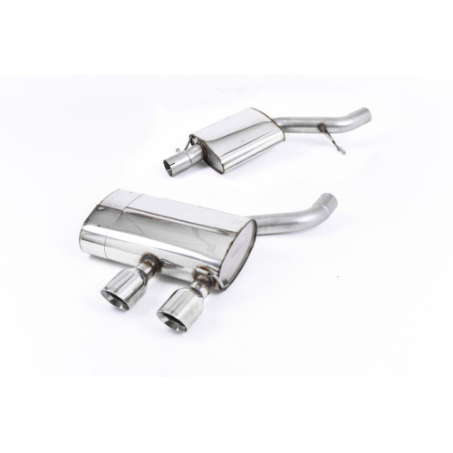 Milltek Sport Cat-back VW Golf  MK5 R32 3.2 V6 Resonated SSXVW134