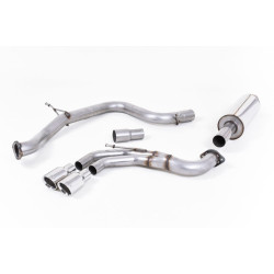 Milltek Sport Cat-back VW Golf  MK7 GTD 2.0 TDI 185PS Resonated SSXVW241