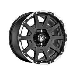 Sparco Dakar 17x8,5 5x120 ET0 Matt Black Lip Polished Rivets