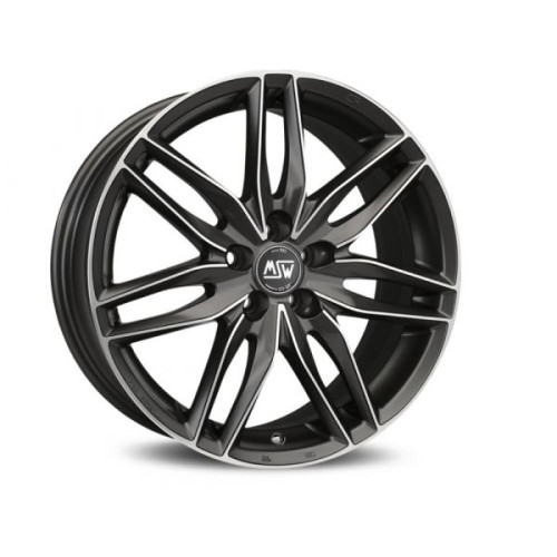 MSW 24 15x6,5 5x112 ET45 Matt Gun Metal Full Polished