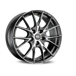 MSW 25 15x6 4x100 ET35 Matt Titanium Full Polished
