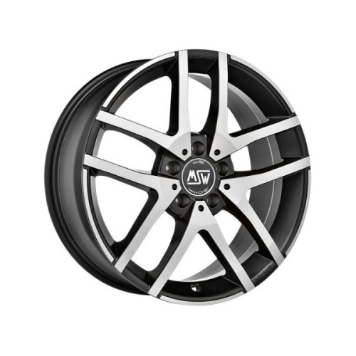 MSW 28 16x6,5 5x112 ET38 Matt Black Full Polished