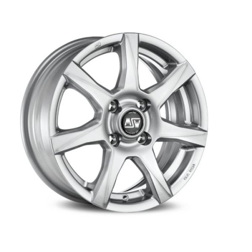 MSW 77 14x5 4x100 ET45 Full Silver