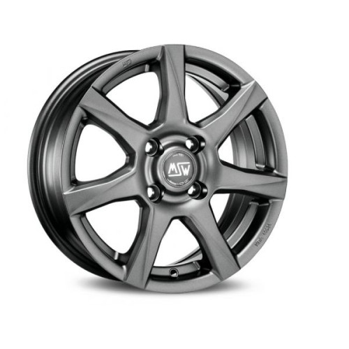 MSW 77 16x7 5x112 ET48 Matt Dark Grey