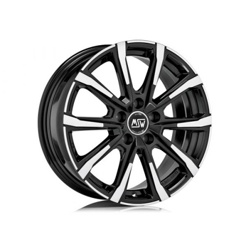 MSW 79 17x7 5x100 ET51 Gloss Black Full Polished