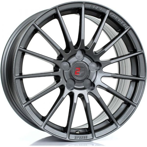 2FORGE ZF1 17x8 5x114 ET10-58 Gloss Gunmetal Blank