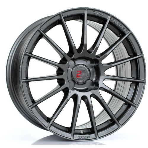 2FORGE ZF1 17x9 4x98 ET10-50 Gloss Gunmetal Blank