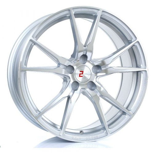 2FORGE ZF2 19x8,5 5x130 ET15-45 Silver Polished Face Blank