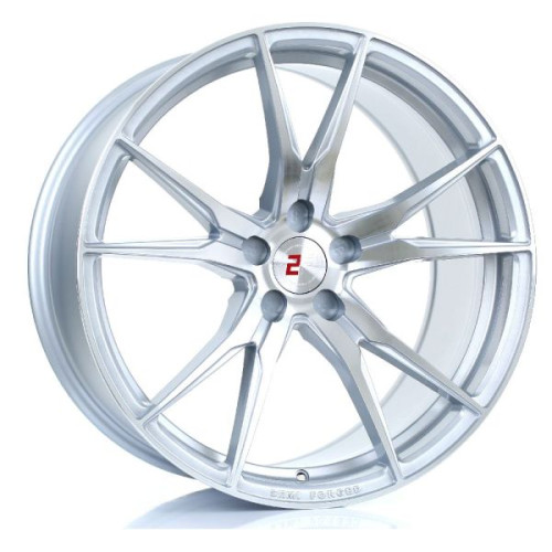 2FORGE ZF2 20x10 5x120 ET15-51 Silver Polished Face Blank