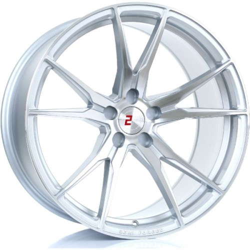 2FORGE ZF2 20x10,5 5x108 ET9-40 Silver Polished Face Blank