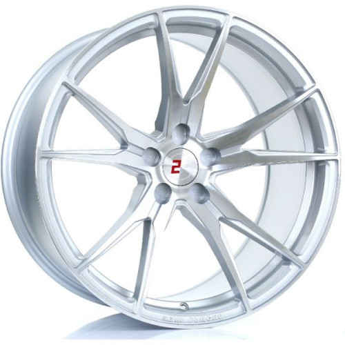 2FORGE ZF2 20x11 5x130 ET15-46 Silver Polished Face Blank