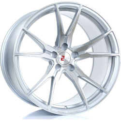 2FORGE ZF2 20x12 5x100 ET27-58 Silver Polished Face Blank