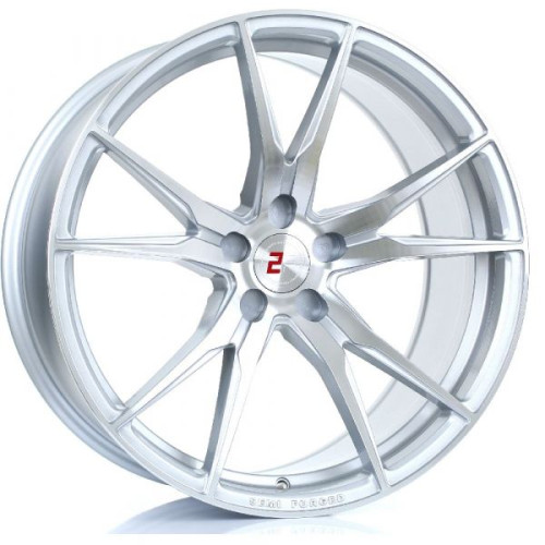 2FORGE ZF2 20x9,5 5x130 ET9-45 Silver Polished Face Blank