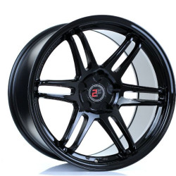 2FORGE ZF5 18x11 5x100 ET15-50 Gloss Black Blank