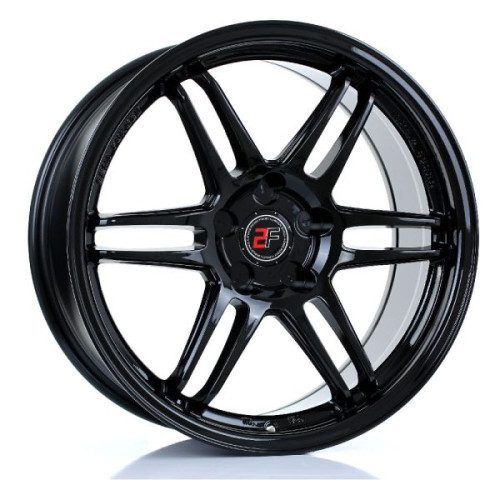2FORGE ZF5 18x8 5x115 ET15-35 Gloss Black Blank