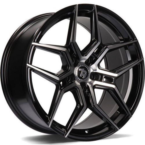 Seventy9 / 79Wheels SV-B 18x9 5x112 ET38 Black Front Polished