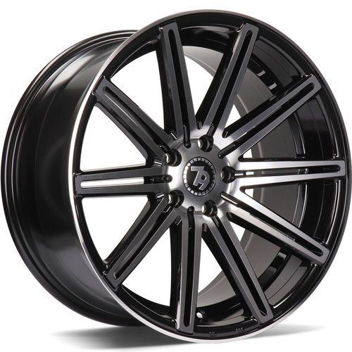 Seventy9 / 79Wheels SV-M 18x8 5x112 ET35 Black Front Polished