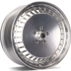 Seventy9 / 79Wheels SV-G 15x7 4x100 ET30 Silver Front Polished Lip Polished