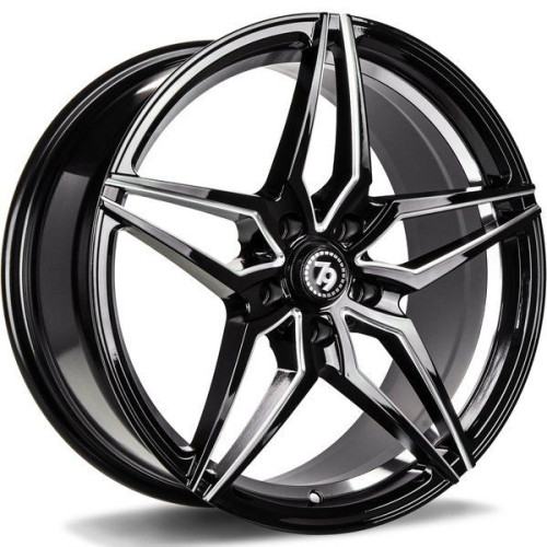 Seventy9 / 79Wheels SV-A 18x8 5x112 ET35 Black Glossy Window Inner Lip