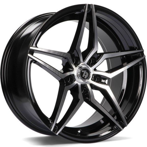 Seventy9 / 79Wheels SV-A 18x8 5x115 ET40 Black Front Polished
